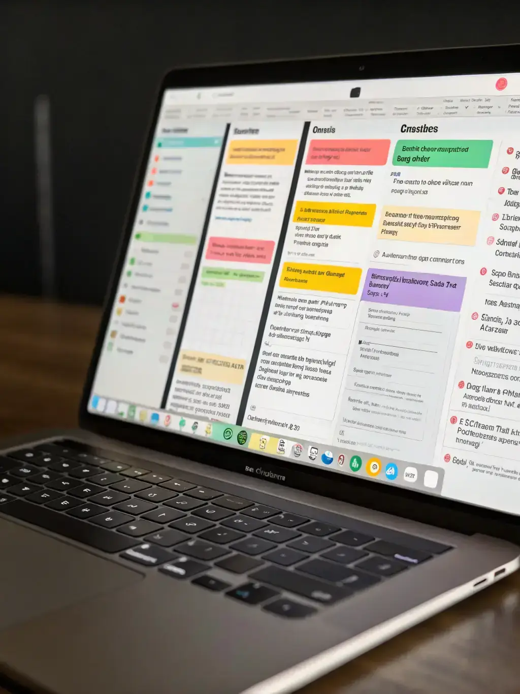 A digital notebook interface with AI-powered suggestions and organization features, highlighting the benefits of AI-enhanced note-taking.